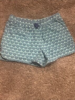 Patterned Blue Sleep Shorts